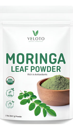 Polvo De Hoja De Moringa Orgánica, Polvo De Moringa Oleifera Natural Antioxidantes Y Superalimentos Vitamínicos Para Té