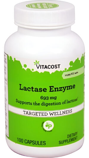 Enzima Lactasa 100 Cápsulas