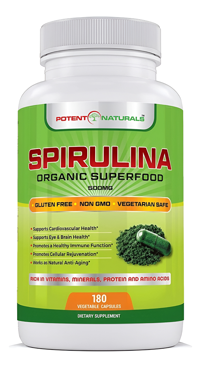 Espirulina 500mg 180vcaps