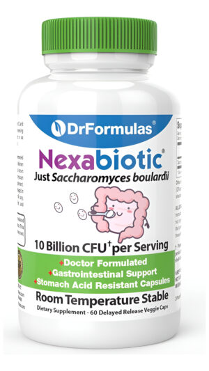 Drformulas Saccharomyces Boulardii Probiótico 10 Mil Millones De Ufc | Apoyo Inmunológico Y Digestivo, 60 Cápsulas