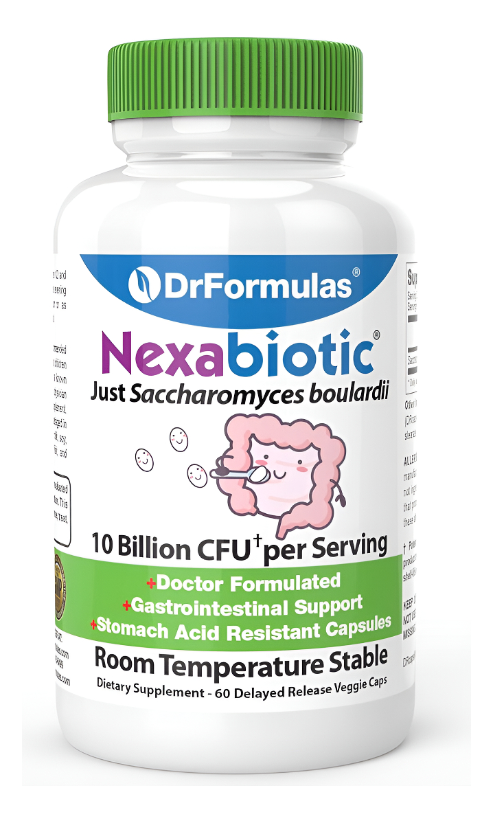 Drformulas Saccharomyces Boulardii Probiótico 10 Mil Millones De Ufc | Apoyo Inmunológico Y Digestivo, 60 Cápsulas
