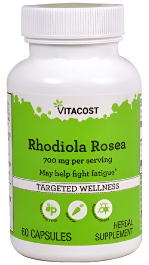 Rhodiola Rosea Estandarizado 700 Mg 60 Cápsulas