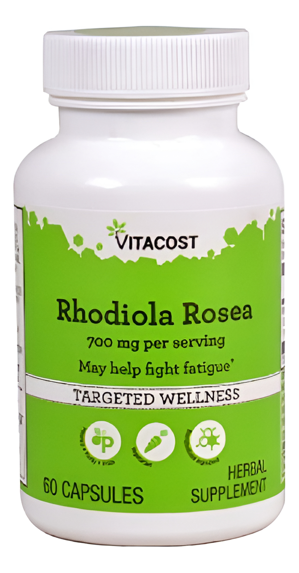 Rhodiola Rosea Estandarizado 700 Mg 60 Cápsulas