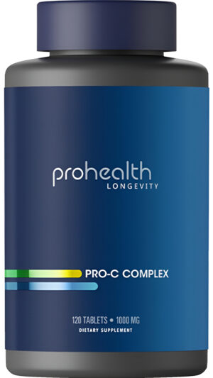 Prohealth Pro-c Complex (1000 Mg, 120 Comprimidos) (vitamina C Con Bioflavonoides, Acerola, Escaramujo Y Rutina)