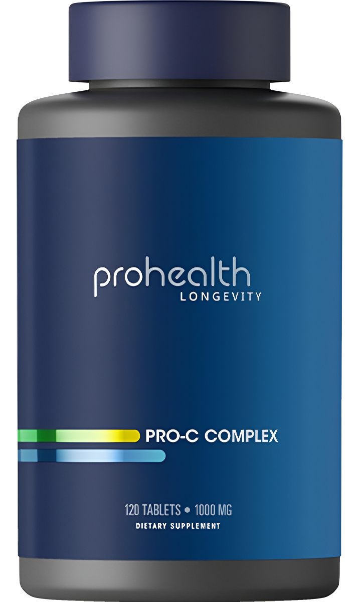 Prohealth Pro-c Complex (1000 Mg, 120 Comprimidos) (vitamina C Con Bioflavonoides, Acerola, Escaramujo Y Rutina)