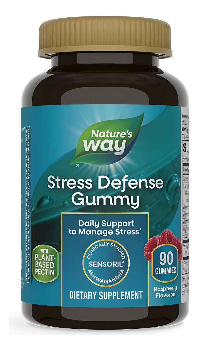 Nature's Way Stress Defense Suplemento Vitamínico Para El Estrés, Con Ashwagandha Y Vitamina B6, Promueve Una Respuesta