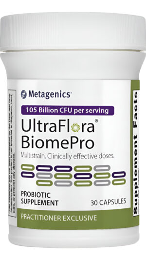 Metagenics Ultraflora Biomepro, Suplemento Probiótico Multicepa Diaria Para Ayudar A Apoyar La Salud Gastrointestinal E