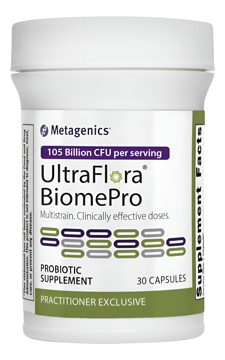 Metagenics Ultraflora Biomepro, Suplemento Probiótico Multicepa Diaria Para Ayudar A Apoyar La Salud Gastrointestinal E