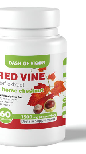 Dash Of Vigor Extracto De Hoja De Vid Roja (vitis Vinifera) Y Extracto De Castaño De Indias, Extracto De Vid Roja Para