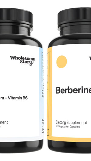 Suplementos De Glicinato De Magnesio Y Picolinato De Zinc 3 En 1 Con Vitamina B6 + Berberina 1500 Mg Hcl Suplemento | S