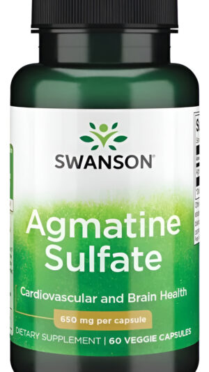 Sulfato De Agmatina 65mg 60caps Promotor De Enrgia Cardio Sw