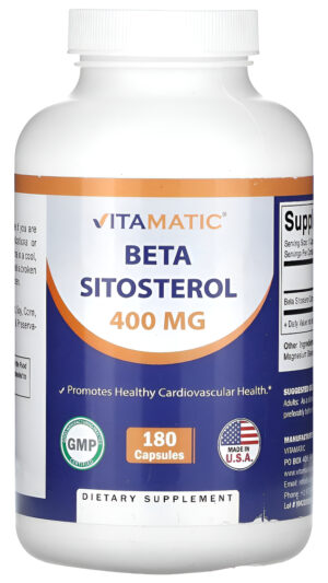 Vitamatic Beta Sitosterol 400 Mg 180 Cápsulas