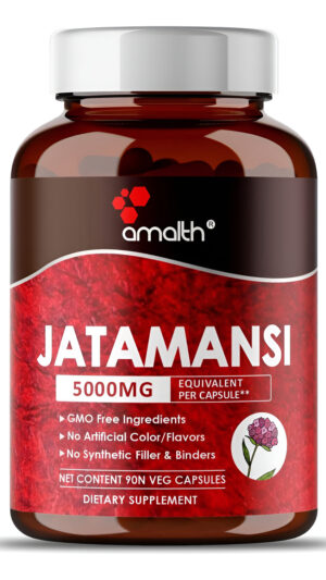 Extracto De Jatamansi Raíz De Espiga De 5000 Mg De Fuerza, 90 Cápsulas Vegetales (nardostachys Jatamansi)