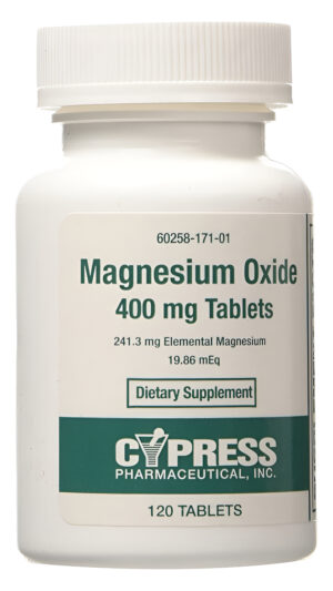 Magnesio Oxido 120tab Cypress