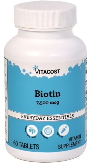 Biotina 7.500 Mcg  60 Capsulas