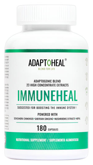 Immuneheal  Adaptógeno, Suplemento De Refuerzo Del Sistema Inmunológico Con Schisandra Chinensis, Ginseng Y Extracto D