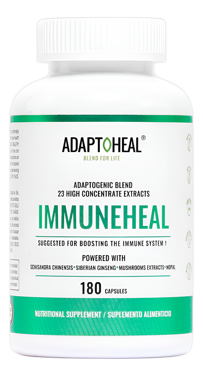 Immuneheal Adaptógeno, Suplemento De Refuerzo Del Sistema Inmunológico Con Schisandra Chinensis, Ginseng Y Extracto D