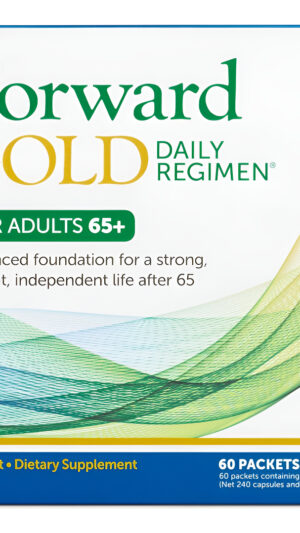 Dr. Whitaker's Forward Gold Daily Régimen Suplemento Vitamínico Multivitamínico Para Adultos Mayores De 65 Años, 60 Paq