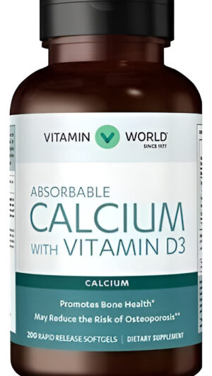 Vitamin World Calcium - Unidad A $