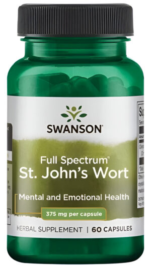 Hierba De San Juan  60caps, 375mg Apoyo Mental Y Emocional