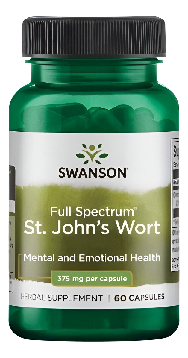 Hierba De San Juan 60caps, 375mg Apoyo Mental Y Emocional