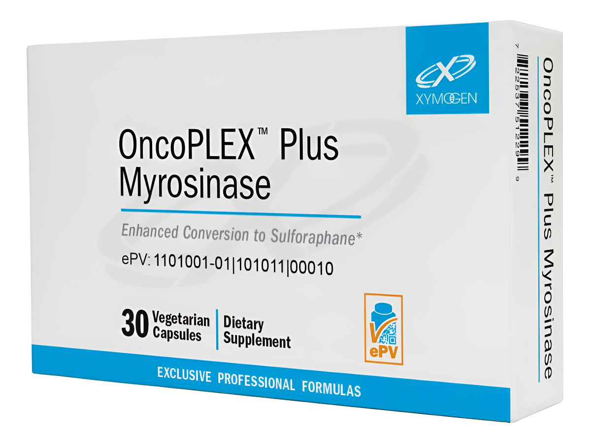 Xymogen Oncoplex Plus Myrosinase - Suplemento De Glucorafanina Con Extracto De Semilla De Brócoli + Mirosinasa
