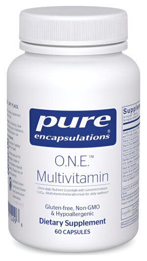 Pure Encapsulations Suplemento Dietético, Multivitamina, Una Al Día, Nutrientes Esenciales Con Metafolin L-5-mthf Y Coq1
