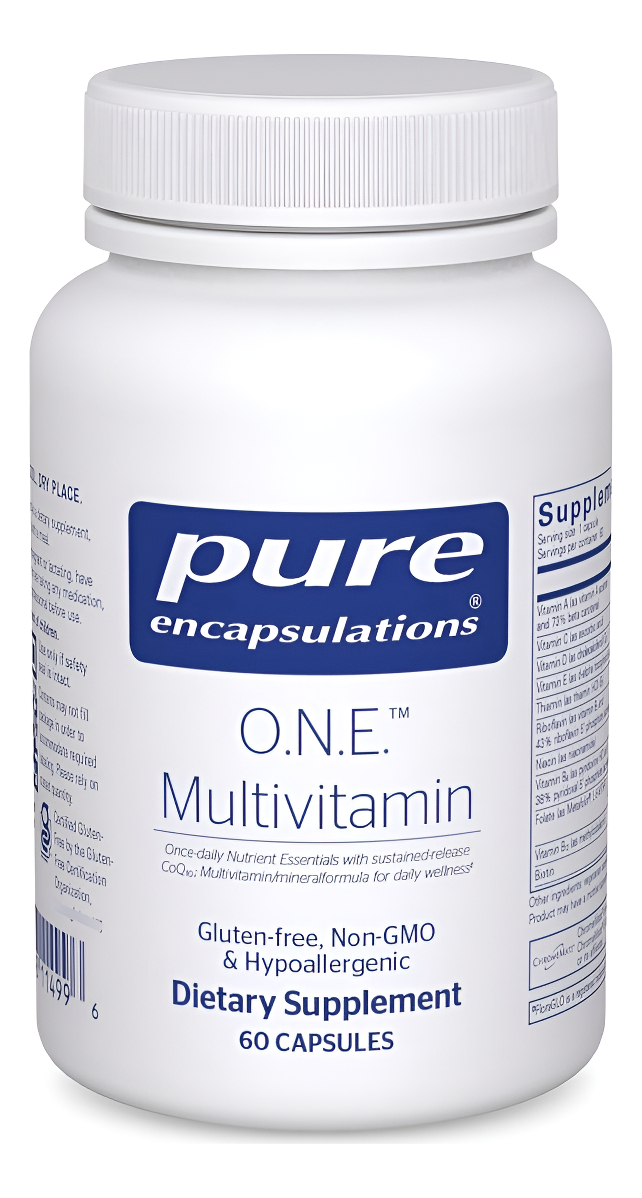 Pure Encapsulations Suplemento Dietético, Multivitamina, Una Al Día, Nutrientes Esenciales Con Metafolin L-5-mthf Y Coq1