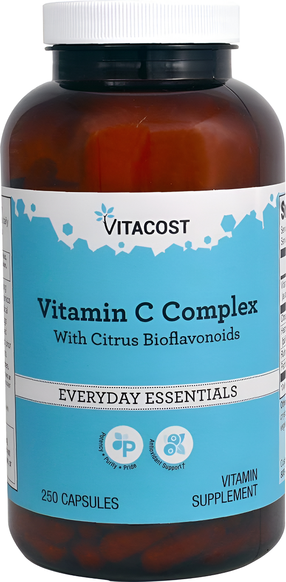 Vitacost Complejo De Vitamina C Con Bioflavonoides Cítricos, 250 Cápsulas