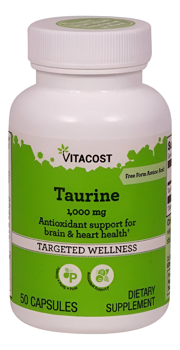 Taurina 1000 Mg 50 Cápsulas