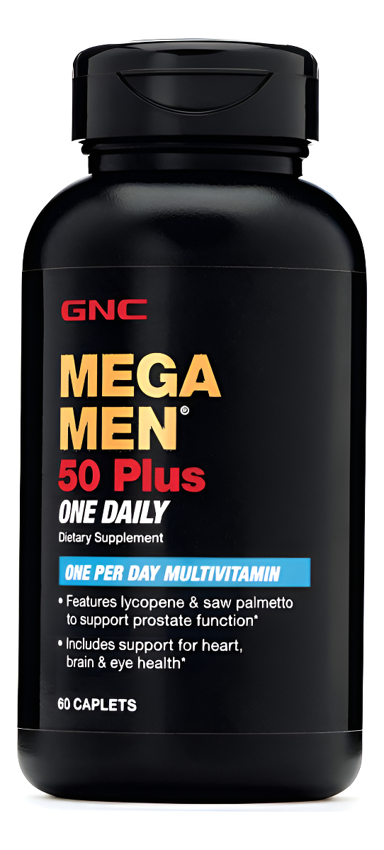 Gnc Mega Men 50 Plus One Daily, 60 Gorras