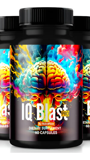 Paquete De 5 Cápsulas Iq Blast Pro, Suplemento De Apoyo Avanzado Para La Salud Cerebral Iq Blast Pro, Fórmula Totalment