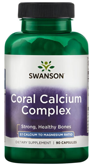 Complejo De Calcio Coral Calcium Complex 90 Caps De Swanson