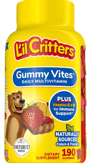 Multivitamínico Completo L'il Critters Gummy Vites, 190 Gomitas Para Niños