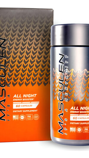 Suplementos Energéticos Para Toda La Noche Para Hombres | Potenciador De Energía Para Apoyar La Energía Extra