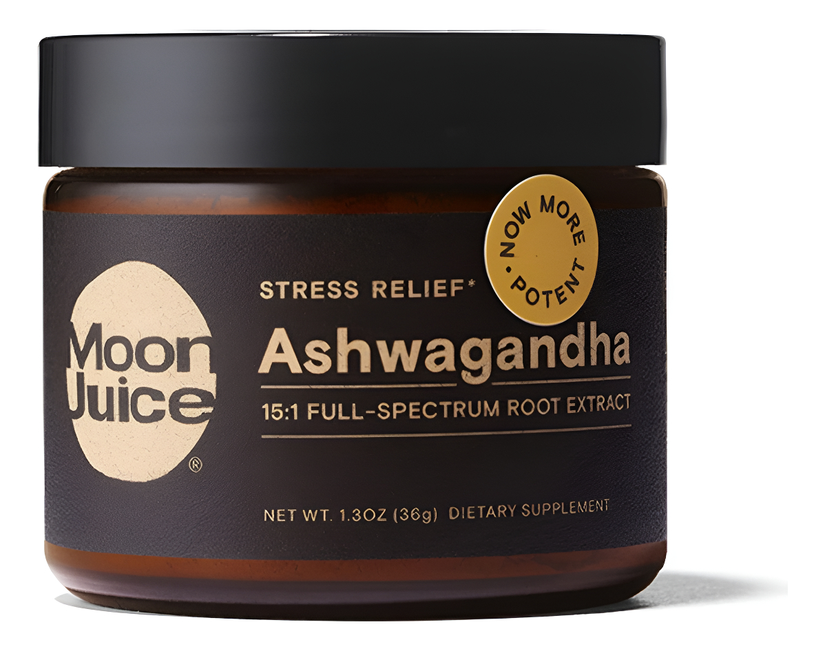 Moon Juice Ashwagandha - Suplemento Orgánico De Extracto De Polvo De Raíz De Ashwagandha (extracto 15:1), Alivio Natura