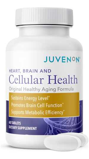Juvenon Cellular Health Suplemento Cerebral Avanzado Para Hombres Y Mujeres Con Acetil L-carnitina Y Biotina 60 Tabletas