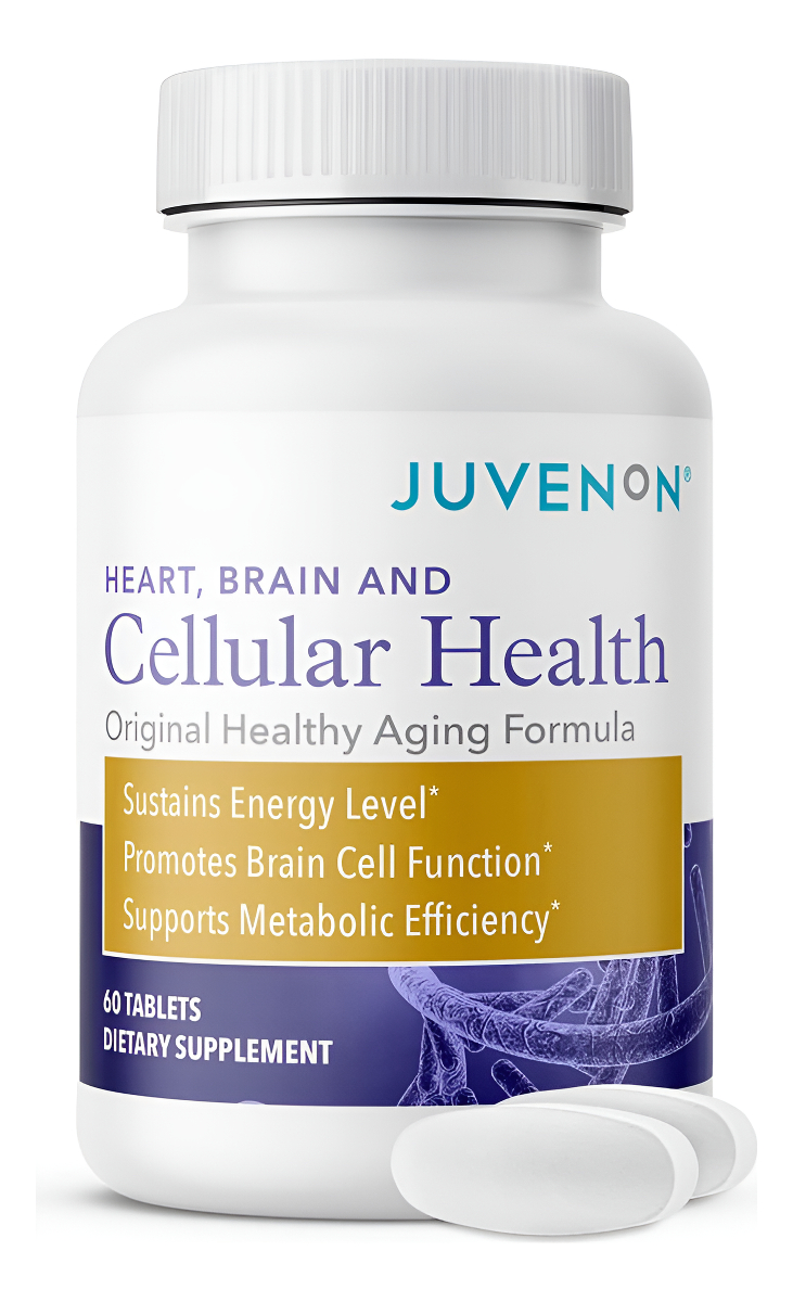 Juvenon Cellular Health Suplemento Cerebral Avanzado Para Hombres Y Mujeres Con Acetil L-carnitina Y Biotina 60 Tabletas
