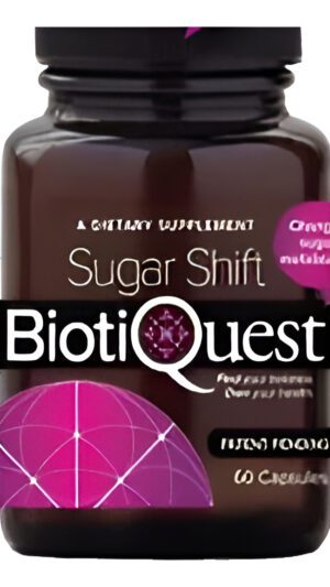 Biotiquest Probióticos Sugar Shift Para Cambiar El Metabolismo Del Azúcar Y Reducir La Inflamación, 60 Cápsulas