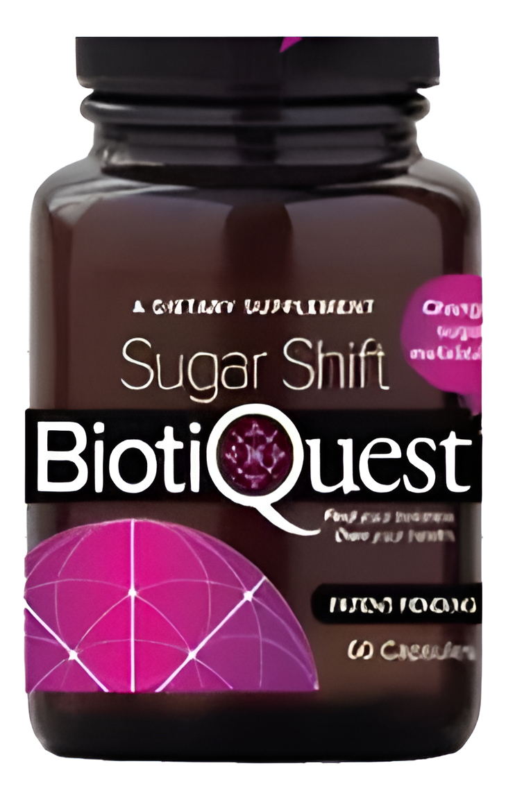 Biotiquest Probióticos Sugar Shift Para Cambiar El Metabolismo Del Azúcar Y Reducir La Inflamación, 60 Cápsulas