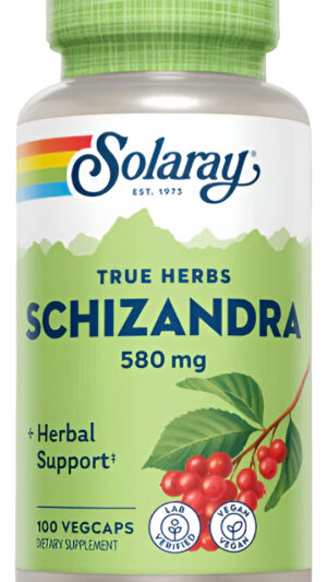 Solaray Schizandra 580mg 100ca