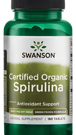 Spirulina Organica  180 Tabs 500mg De Swanson