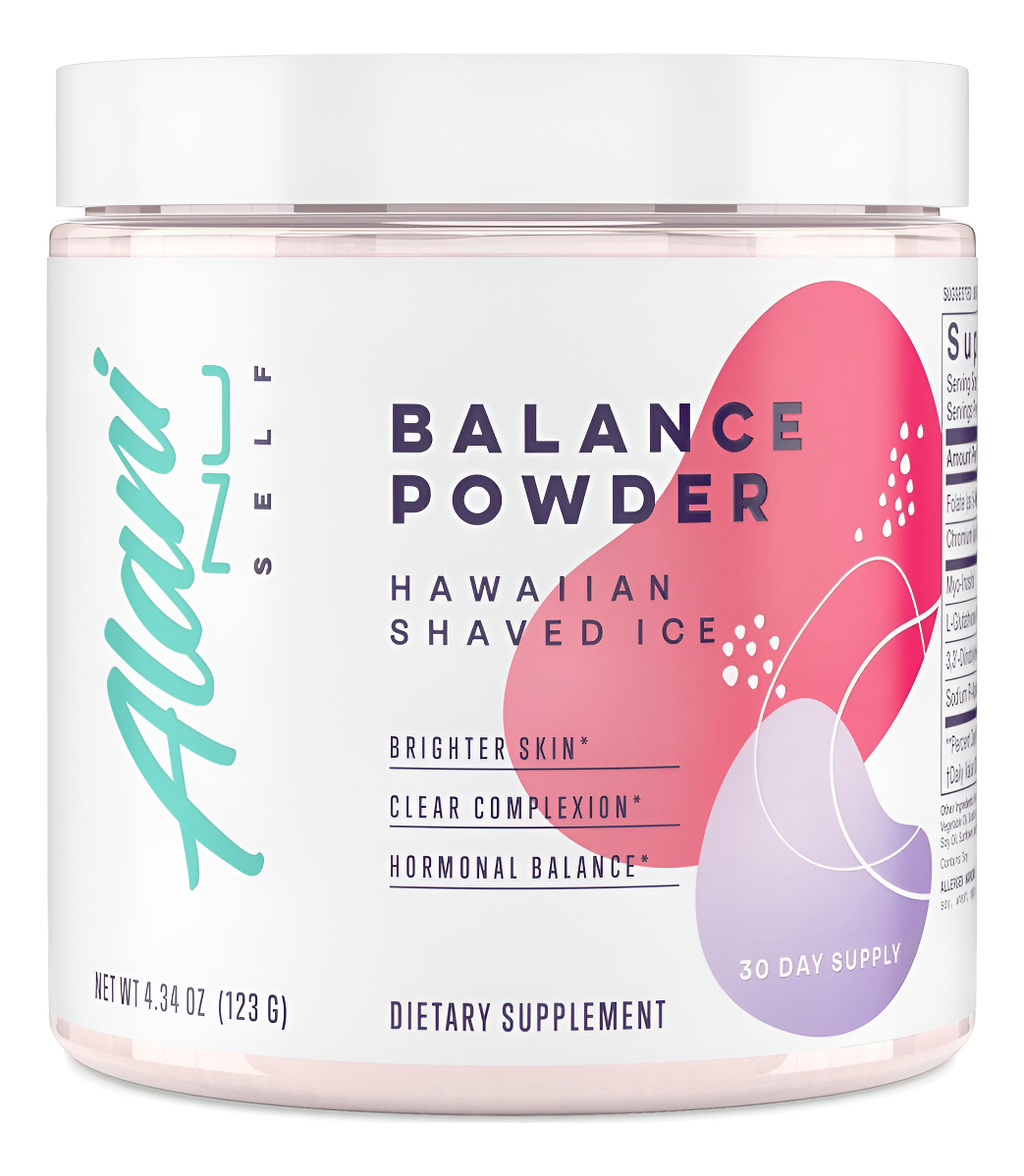 Alani Nu Balance Powder Hawaiian Shaved Ice | Suplemento Para Mujeres | Apoyo Hormonal | Control De Peso Y Tez Clara |