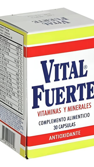 Vital Fuerte, Vitaminas Y Minerales, Antioxidante, Suplemento Alimenticio Para Darle A Tu Cuerpo Los Nutrients Esenciales Y Mantener Un Estilo De Vid
