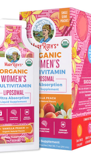 Maryruth Organics Usda Multivitamínico Orgánico Líquido Para Mujeres 14 Paquetes