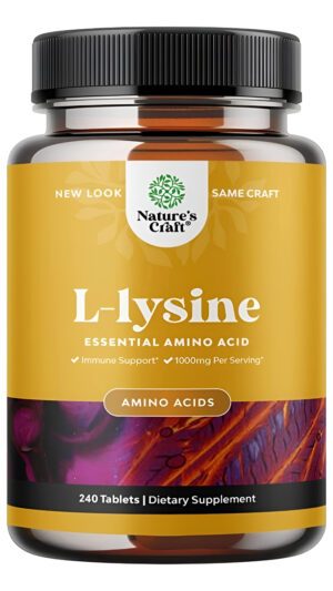L-lisina 240tabls Natures Craft