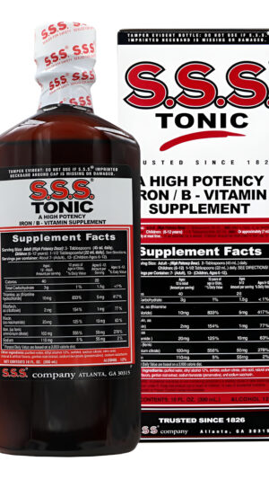 S.s.s Tónico, Suplemento Con Base De Hierro Y Vitamina B Para Mejorar Su Salud E Incrementar Sus Niveles De Energía, 30