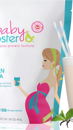 Malteada De Suplemento Prenatal De Vitaminas  Vainilla Tahitiana Bebé Booster  Bolsa De 453.5 G / 1 Lb