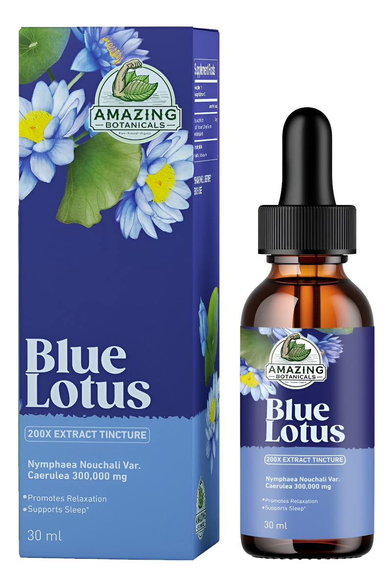 Blue Lotus 200x Extracto De Tintura 300,000 Mg - 1oz / 1.0 Fl Oz