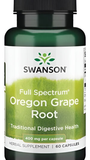 Uva De Oregon 60cap 400mg Oregon Grape Con Berberina Natural